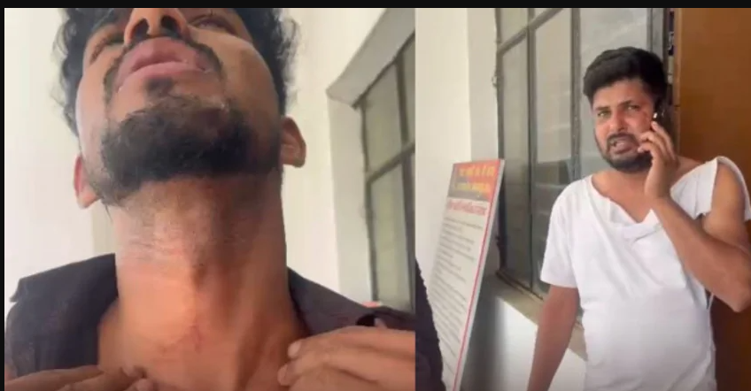 दबंगों ने भरी पंचायत में विधवा महिला और उसके बेटे के साथ की मारपीट