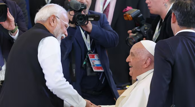 PM मोदी की पोप से मुलाकात का मजाक उड़ाने वाली पोस्ट को अब हटाए जाने पर कांग्रेस ने ईसाइयों से मांगी माफी