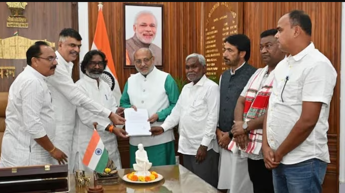 चंपई सोरेन ने झारखंड के मुख्यमंत्री पद से दिया इस्तीफा