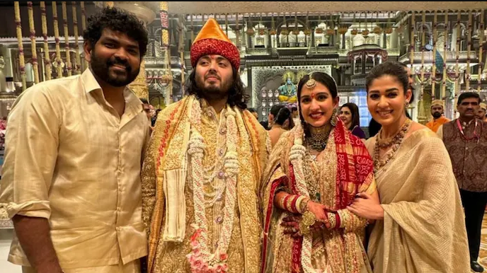 नयनतारा-विग्नेश ने अनंत-राधिका की शादी की शानदार तस्वीरें की साझा