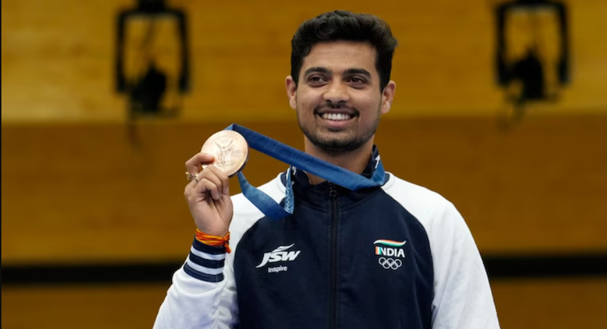 पेरिस ओलंपिक: स्वप्निल कुसाले ने रचा इतिहास, जीता कांस्य पदक, भारत को दिलाया तीसरा पदक