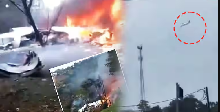 ब्राजील में विमान के दुर्घटनाग्रस्त होने से उसमें सवार 61 लोगों की मौत