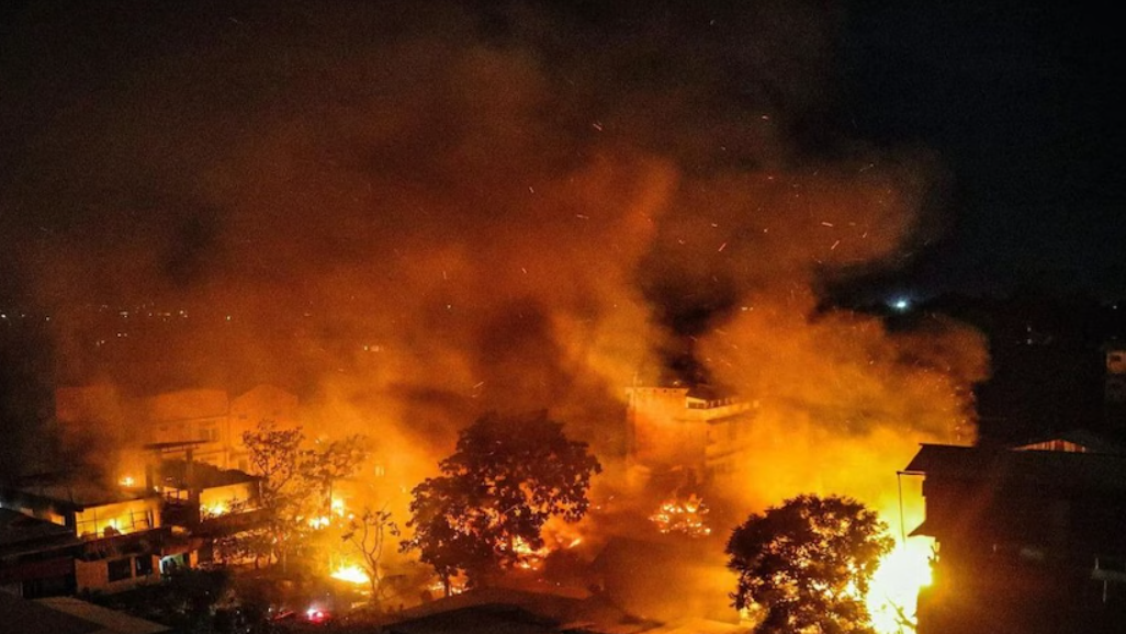 मणिपुर के पूर्व सीएम के घर पर रॉकेट से हमला