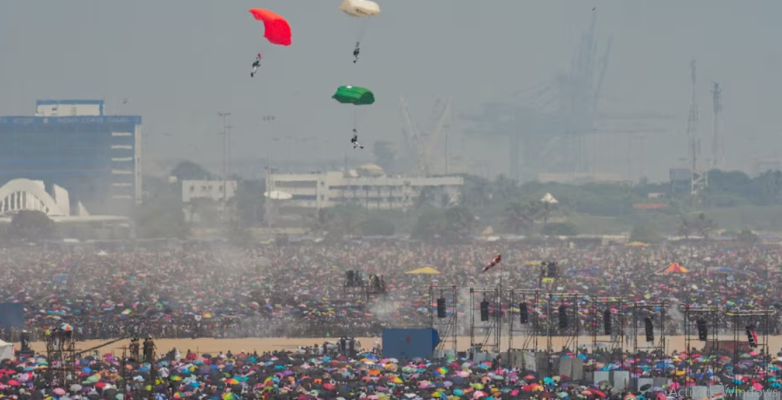 चेन्नई में वायुसेना के एयर-शो के बाद 3 की मौत