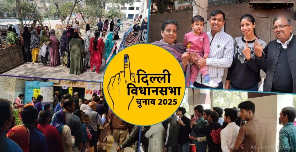 दिल्ली में सभी 70 विधानसभा सीटों पर मतदान खत्म