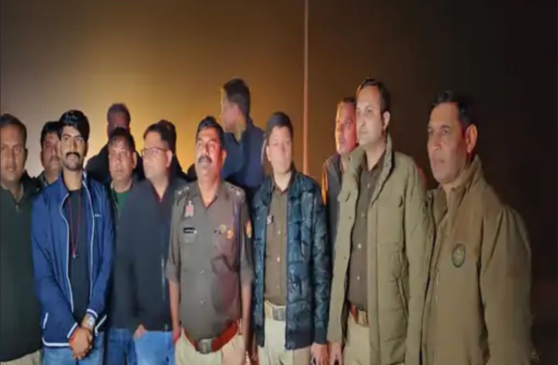 मथुरा में पुलिस और शातिर बदमाश के बीच मुठभेड़, बदमाश गिरफ्तार