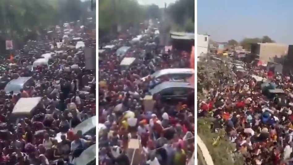 प्रयागराज में महाजाम: महाकुंभ तक पहुंचने का रास्ता जाम