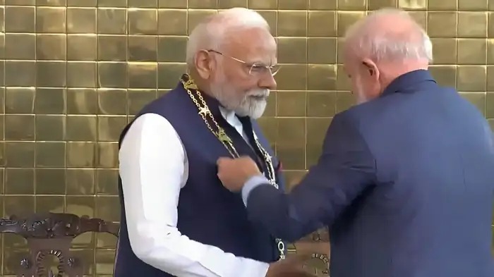 ब्राजील: कार्निवल और फुटबॉल जैसा ही उमंग हो… बोले PM मोदी, नेशनल ऑर्डर ऑफ सदर्न क्रॉस’ से नवाजे गए, छह समझौतों पर भी हस्ताक्षर हुए